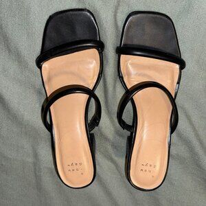 A new day black heel